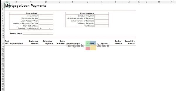 Mortgage Loan Payments